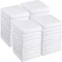 Shimeyao 21 Pack Salon Bleach Proof Towels Highly Absorbent Hair Towels Hand Facial Cloths Bleach Resistant for Salon Barber Spa Beauty Bath Hair Stylist(White,16 x 29 Inch)