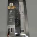 GE Universal Remote Control with Roku or Fire TV Streaming Remote Compartment, use with Samsung, Vizio, LG, Sony, Sharp, Apple TV, TCL, Smart TVs, Streaming Players, Blu-ray, DVD, 4-Device, 59046