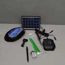 Biling 4W Solar Irrigation System for Garden, Digital Programmable Smart Watering with 2200mAh Battery, Solar Drip Irrigation System for 15 Potted Plants Outdoor Indoor Garden