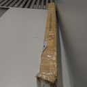 Single Curtain Rods for Windows 72 to 144 Inch(6-12ft),1 Inch Diameter Adjustable Heavy Duty Drapery Rods,with Modern Square Aluminum Alloy Finials,Matte Black