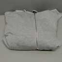 Trendy Queen Hoodies for Women Full Zip Up Cropped Sweatshirts Jackets Casual Comfy Gym Tops Fall Outfits Winter Clothes 2026 (Medium, Grey)