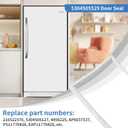 5304505529 Refrigerator Freezer Door Gasket Replacement For Frigidaire Kenmore Crosley Fridge Freezer Door Seal 5304506127 Replaces 216522376, 4456225, AP6037537, PS11770428, EAP11770428
