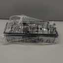 Veken Shower Caddy 6-Pack, Advanced Rustproof Design, No Drilling Adhesive Shelves, Rack with Soap Holder, Large Capacity Bathroom Organizers and Storage, Wall-Mounted Kitchen & Home Decor (Black)