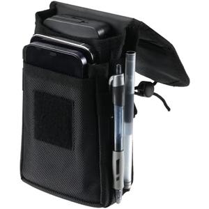 Large Smartphone Pouch, Phone Belt Pouch,Tactical Phone Holster, Multi-Purpose Tool Holder, Tactical Carrying Case Card Holder, Belt Loop Men’s Waist Pocket for Hiking, Camping