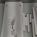 JayRex Bathroom Organizer Countertop Corner Shelf, 3 Tier Moveable Organizer for Make Up, Dresser Table, Desktop (White)