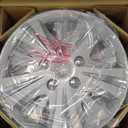 Custom Accessories 4-Pack 15" SGT-5 Wheel Covers, Replacement Hubcaps for Cars, Trucks, SUVs  Silver/Chrome