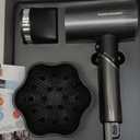 Hair Dryer, 100,000 RPM High-Speed Brushless Motor Negative Ionic Blow Dryer for Fast Drying, Compact Low Noise No Heat Damage Hair Dryer with Diffuser and Nozzle, Perfect for Travel/Gift