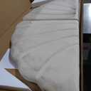 Modway Veronique Channel Tufted Performance Velvet Upholstered Full/Queen Headboard in White