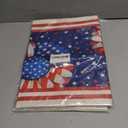 3 x 4th of July Decorations - Patriotic USA Stars Floral Table Runner | Fourth of July Accessories for Memorial Day - 250th Anniversary America Merchandise Decor Party Supplies Indoor Outdoor Home