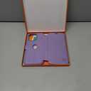 VANAVAGY Compatible for iPhone 16 Pro Max Wallet Case, PU Leather Flip Cover with Wrist Strap RFID Blocking Card Holder for Wireless Charging, [Screen Protector & Camera Cover],Clove Purple