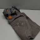 AFUN Chef Aprons for Men Women with Large Pockets, Cotton Canvas Cross Back Heavy Duty Adjustable Work Apron, Size M to XXL(Grey)