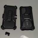 i-Blason for Samsung Galaxy S23 Ultra Case with Stand, [2 Front Frames] [Built-in Screen Protector] [Belt Clip Holster], Military-Grade Shockproof Rugged Phone Case for Samsung Galaxy S23 Ultra, Black