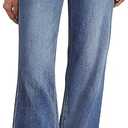 Trendy Queen Women's Wide Leg Jeans High Waisted Straight Leg Jeans Stretchy Baggy Denim Pants, 18