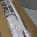 Dish Drying Rack - Small Dish Rack for Kitchen Counter, Stainless Steel Dish Drainer with Utensil Holder and Drainboard (White)