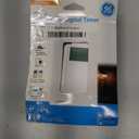 GE SunSmart 7-Day in-Wall Digital Timer Switch, Auto Sunrise/Sunset, Weekly Programmable, Security, Countdown, Single-Pole/3-Way, Neutral Wire Required, White or Light Almond, 32787