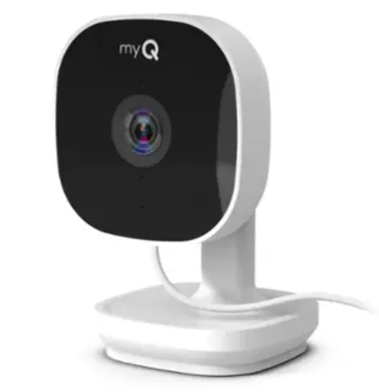 Chamberlain - myQ Smart Indoor Home Security Camera - White