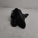 Adult Men Knight Boots Leather Warrior Cosplay Costume Pirate Shoes Knee High Footwear Halloween Costume, (11.5-Male, Black)