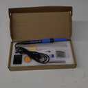 Industrial Grade Welding Pen Repair Tool Set, 90W Soldering Iron Kit, Cutting and Descaling Laser Welder Machine, Adjustable Temperature Digital Display with 5 Soldering Iron Tips (Blue)