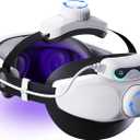 Noiposi 10000mAh Battery Head Strap for Meta Quest 3s/3/Quest 2, Adjustable Knob Elite Strap Replacement, VR Headset Accessories Strap Enhanced Support & Comfort& Extend Playtime