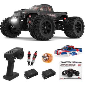20208 1/20 Scale Brushless Fast RC Cars for Adults, Max 45KMH High Speed Moster RC Buggy,Hobby RC Trucks 4X4 Offroad,All Terrain RTR Remote Control Car with 2 Bettery