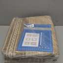 Scalloped Rug 4x6 Rugs for Entryway, Small Area Rugs Solid Jute Rug for Bedroom Girls, 4x6 Washable Rugs for Living Room, Non Slip Scalloped Bath Mat, Soft Dorm Nursery Carpet for Bedside, Jute