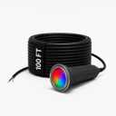 AquaChrome 1.5 Inch RGBW LED Pool Light 12W Nicheless Replacement for Jandy Watercolors/HydroCool/Pro Series/SAVI Melody 12VAC Low Voltage, 100 FT Cable, IP68 Waterproof,(100 Foot Cable)