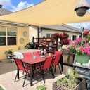 18' x 22' Rectangle Sun Shade Sails Canopy UV Block for Patio Deck Pergola Yard Lawn Outdoor Activities (Beige)