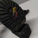 AMINUGAL Womens Elastic Knee High Platform Chunky Block High Heel Sock Boots Zipper Round Toe Fashion Motorcycle Combat Punk Boots For Women Size 5.5