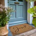 Christian Door Mat, Jesus The Way Doormat, Bible Verse Welcome Front Door Mat Indoor Outdoor Entrance, Farmhouse Scripture Artificial Coir Doormats Rugs for Patio Entry Home Decor, 30x17in