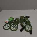 EXPAWLORER Anti Slip Dog Socks to Prevent Licking Paws, Shoes for Hot Pavement, Dog Booties for Small Medium Large Senior Dogs, Traction Control Boots & Paw Protectors for Hardwood Floors ArmyGreen (Small (4 Count))