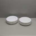N9R 100PCS White Plastic Plates, 10.25inch Heavy Duty Plastic Disposable Plates, Premium Elegant Dinner Plates for Party