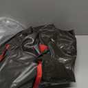 QPAU Snow Tube with Premium Canvas Cover for Kids and Adults, 48'' Inflatable Heavy Duty Snow Tube Made by Thickened Bottom, Sled Winter Outdoor Fun Toys for Children Boys Girls (Red)