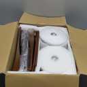 Fanbulous 52" Ceiling Fans with Lights and Remote Control, Modern Flush Mount Ceiling Fan with 3 CCT, Low Profile Ceiling Fans with 6-Speeds Reversible DC Motor for Patio Living Room Bedroom(Walnut)