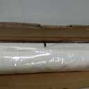 LazBlinds No Drill Roman Shades for Windows, Cordless Light Filtering Window Shades with UV Protection, Polyester Fabric for Bedroom & Living Room, 33" W x 64" H, Off White