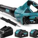 Leaf Blower Cordless, New Upgraded 1200W Brushless Motor Leaf Blower, 700CFM 200MPH with 3 Speed Modes, 160Mins Max Runtime, Handheld Electric Blower for Lawn Care, Yard, Dust & Snow