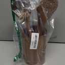 8 PCS Wooden Utensil Set with Holder, Spoon Rest, Durable Wooden Spoons for Cooking, Heat-Resistant, Comfort Grip,Easy to Clean, Non-stick Friendly, Ideal for Gifting