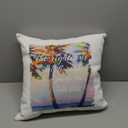 Scripture Bible Verse Psalm Palm Tree Faith Throw Pillow (16x16)