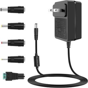 Gonine 18V 1A Power Supply Cord UL Listed, 100V -240V AC to DC 18Vdc Power Adapter fit for 1.0a 1000ma 0.75a 750ma 0.6a 600ma 0.5a 500ma. (Not 18V Battery Charger)
