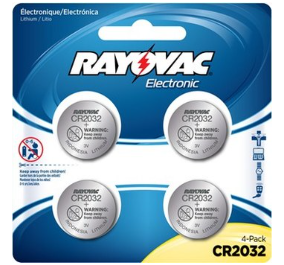 Rayovac Electronic Keyless Entry Battery - CR2032 - Lithium - 52195