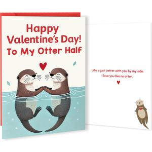 2 x Funny Valentines Day Card for Couple Wife Husband, Humorous Valentines Day Cards Gifts for Him Her Women Men (LD321)