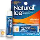 Mentholatum (R) Natural Ice (R) Sport Broad Spectrum SPF 30 Medicated Lip Balm - 12 Pack of 4.2 g Tubes