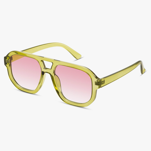 livho Trendy Polarized Square Aviator Sunglasses Women Men Square Eyewear Frame, Retro Sun Glasses for Women Men 2025 Shades