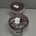 2 x Baby Proofing Wall Corner Protector,Edge Guard Corner Protector,6.56ft Thinken Soft Corner Protectors Pre-Taped Soft Rubber Foam Edge Cushion for Furniture (Brown, 6.56Ft x 5.9" W x 0.47" Th)