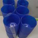 12 x Plastic Wine Goblets Blue