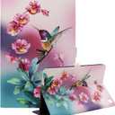 Amazon Kindle Fire HD 8 and Fire HD 8 Plus Tablet Case (12th/10th Generation, 2024/2022/2020), Slim Fit Lightweight Leather Smart Tablet Case with Auto Wake/Sleep, Bird