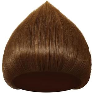 Geyoga 1 Pcs Unisex Funny Wig Hairy Costume Funky Hairband Crazy Wig Hair for Halloween Costume Party (Brown)