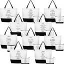 Abbylike 20 Pcs Christian Women Gift Bags Faith Inspirational Tote Bag Religious Makeup Bag Gifts for Wife Mom Grandma