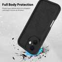 MZELQ for iPhone 17 Case 2025 Case, Silicone Wave Ripple Cute Pattern, Camera Protection Soft Slim Shockproof for Girls Women -Black