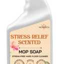Mop Soap Highly Scented Stress Relief Fragrance. Floor Cleaner Concentrate  Non-Toxic, Pet safe, No Residue  Safe for Tile, Stone, Marble, Wood, & Grout  For All Mop Types  Made in USA (32 Fl Oz (Pack of 1))