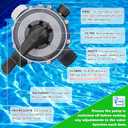 11378 6-Way Valve Replacement for Intex 12 Inch Sand Filter Pump 26645EG.